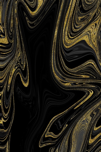 Textura de mármore preto e dourado