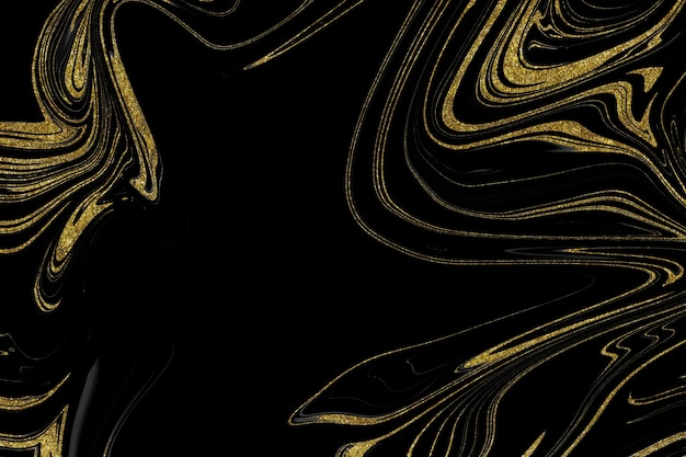 Textura de mármore preto e dourado