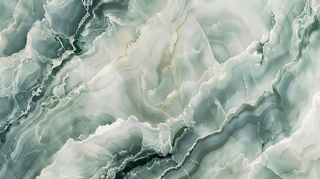 Textura de mármore verde claro e branco sem costura