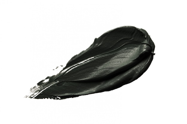 Foto textura de máscara de lama de carvão ou argila