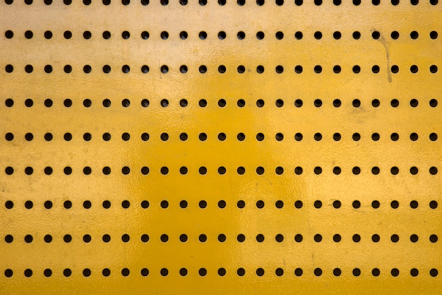 Foto textura de metal amarelo