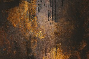Foto textura de metal velho enferrujado. fundo de corrosão do grunge de ferro sujo