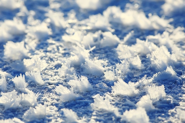 textura de neve fundo azul branco