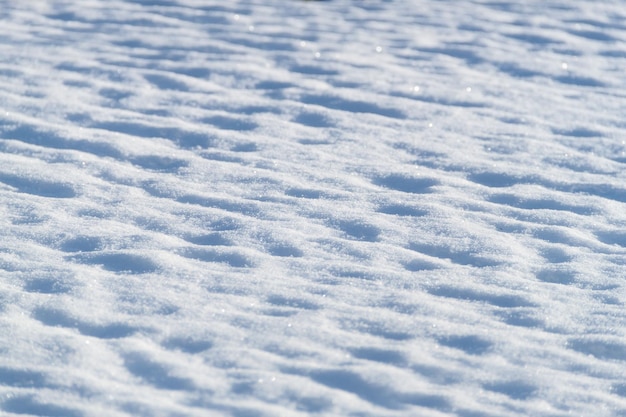 Textura de neve Fundo de neve pura azul e branca Padrão de inverno