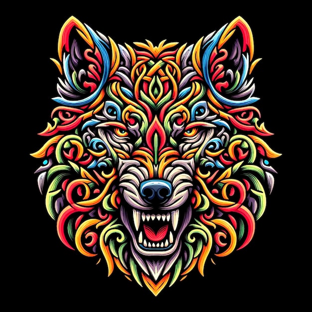 textura de padrão com temas de animais coloridos