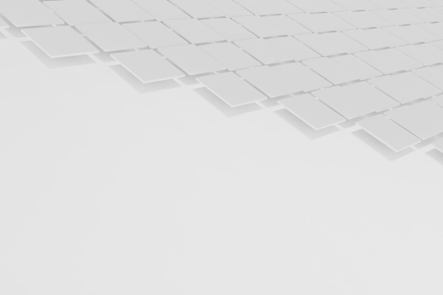 Textura de padrão de renderização 3D de fundo branco e cinza mínimo abstrato