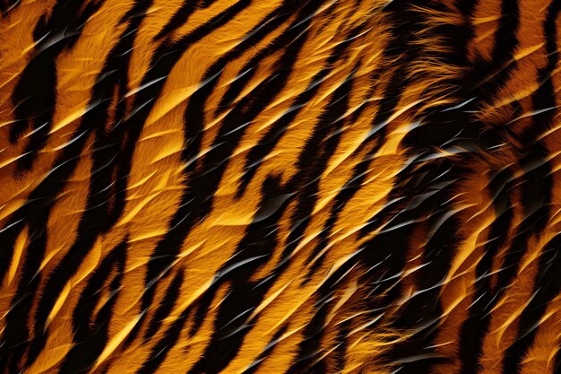 Foto textura de padrão uniforme de pele de tigre