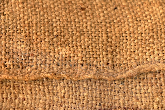 Textura de pano de saco para