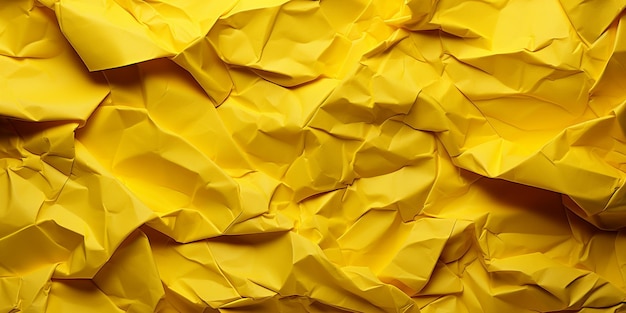 Foto textura de papel amarelo triturado sobre fundo branco
