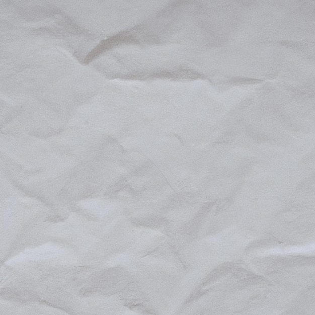 Foto textura de papel branco de papel amassado branco