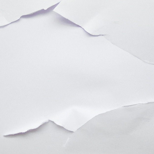 Textura de papel branco de papel amassado branco