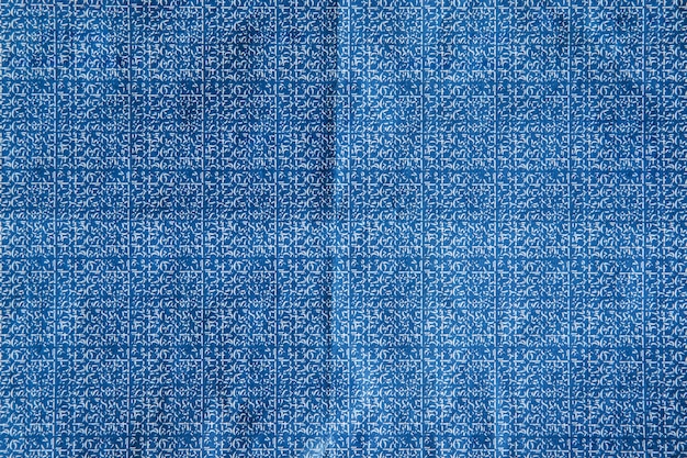 textura de papel carbono azul