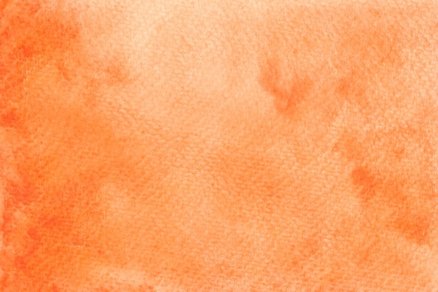 Textura de papel de fundo aquarela laranja