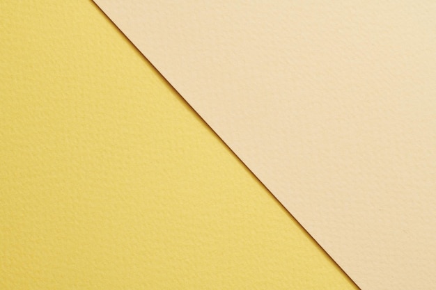 Textura de papel de fundo de papel kraft áspero amarelo cores bege Mockup com espaço de cópia para texto