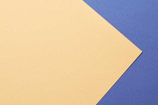 Textura de papel de fundo de papel kraft áspero azul cores bege Mockup com espaço de cópia para texto