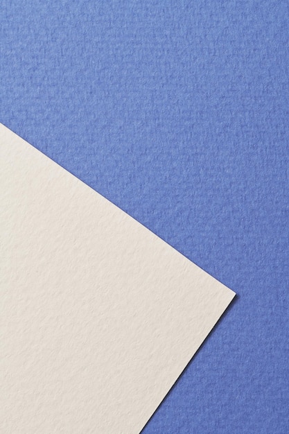 Foto textura de papel de fundo de papel kraft áspero azul cores brancas mockup com espaço de cópia para texto