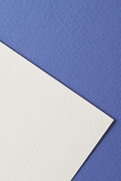 Foto textura de papel de fundo de papel kraft áspero azul cores brancas mockup com espaço de cópia para texto