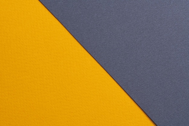 Textura de papel de fundo de papel kraft áspero azul cores laranja Mockup com espaço de cópia para texto