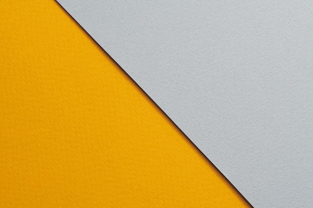 Textura de papel de fundo de papel kraft áspero cinza amarelo cores Mockup com espaço de cópia para texto