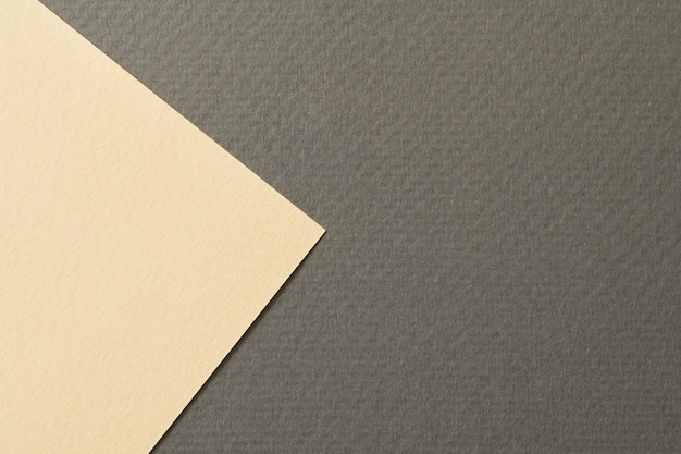 Textura de papel de fundo de papel kraft áspero cores bege preto Mockup com espaço de cópia para texto