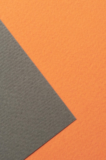 Textura de papel de fundo de papel kraft áspero cores laranja preto Mockup com espaço de cópia para texto