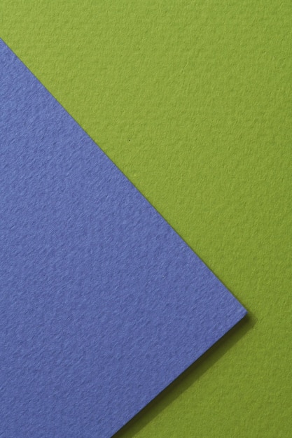 Textura de papel de fundo de papel kraft áspero cores verdes azuis Mockup com espaço de cópia para texto