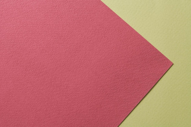 Textura de papel de fundo de papel kraft áspero cores verdes bordô Mockup com espaço de cópia para texto