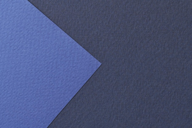 Textura de papel de fundo de papel kraft áspero diferentes tons de azul Mockup com espaço de cópia para textxA