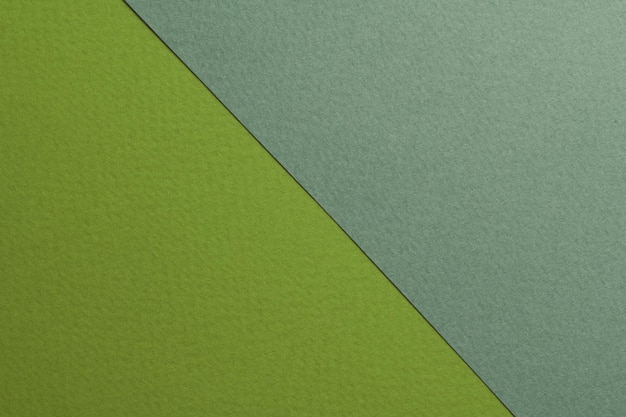 Textura de papel de fundo de papel kraft áspero diferentes tons de verde Mockup com espaço de cópia para texto