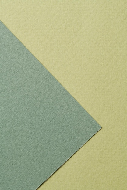 Textura de papel de fundo de papel kraft áspero diferentes tons de verde Mockup com espaço de cópia para texto