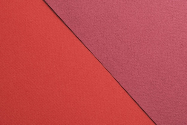 Textura de papel de fundo de papel kraft áspero diferentes tons de vermelho Mockup com espaço de cópia para texto