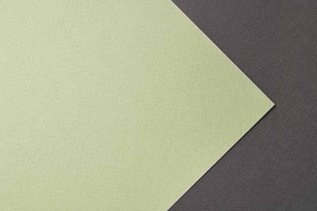 Textura de papel de fundo de papel kraft áspero preto cores verdes Mockup com espaço de cópia para texto