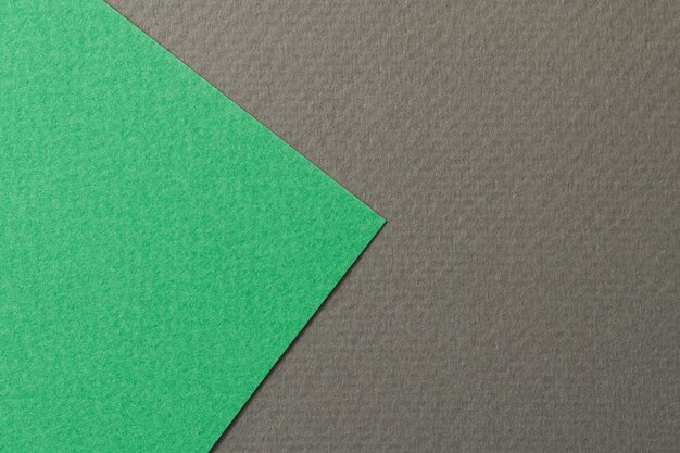 Textura de papel de fundo de papel kraft áspero preto cores verdes Mockup com espaço de cópia para texto