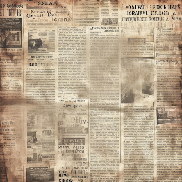 Textura de papel de jornal vintage