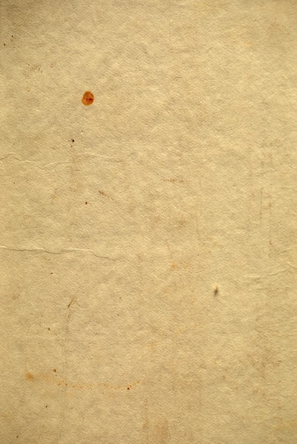 Textura de papel de um livro antigo. Folha amarela de fundo natural.
