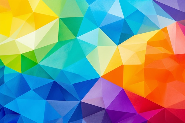 Textura de papel Rainbow Prism para projetos de espectro de luz