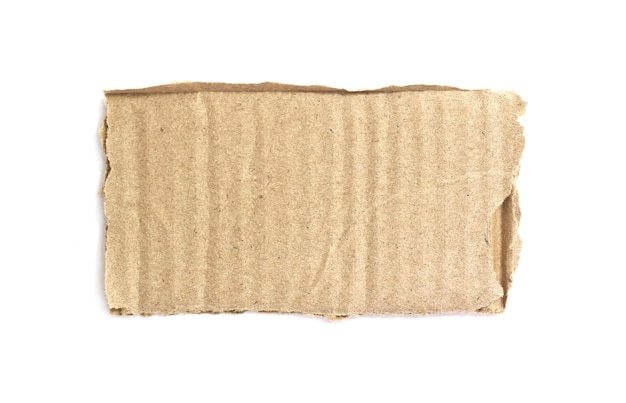 Textura de papel rasgado de artesanato reciclado como fundo
