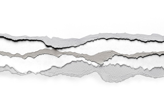 Textura de papel rasgado png fundo transparente