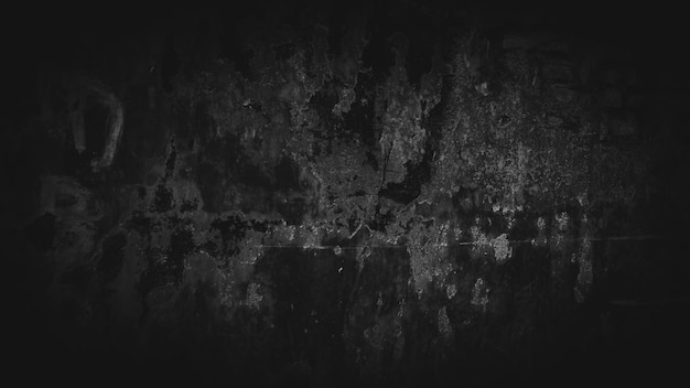 Textura de parede antiga cimento preto escuro fundo cinza abstrato design de cor cinza é leve com fundo gradiente branco