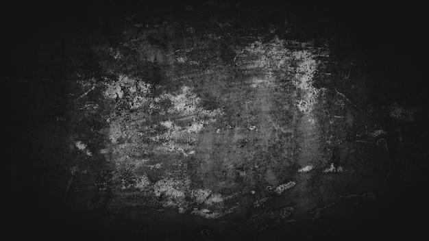 Textura de parede antiga cimento preto escuro fundo cinza abstrato design de cor cinza é leve com fundo gradiente branco