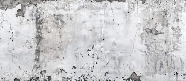 Textura de parede de cimento pintada de branco e cinza com texturas antigas grunge