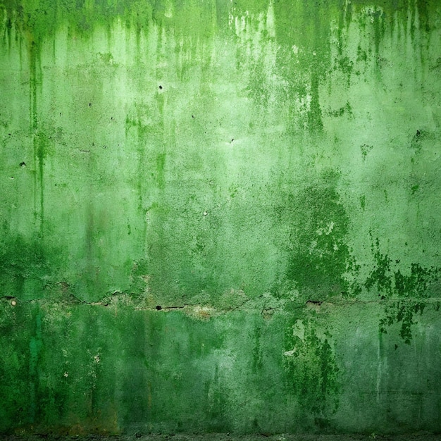 Textura de parede de concreto pintada de verde