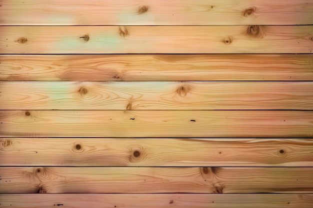 Textura de parede de madeira de pinheiro castanho-amarelado com calor e caráter