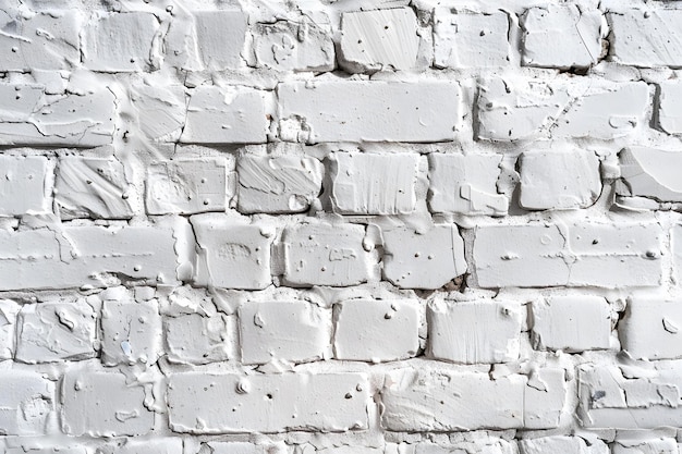 Textura de parede de tijolos brancos Fundo abstrato para design com espaço de cópia