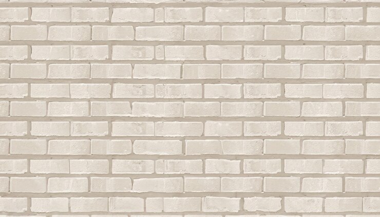 Foto textura de parede de tijolos creme e branco fundo piso de tijolos e pedras