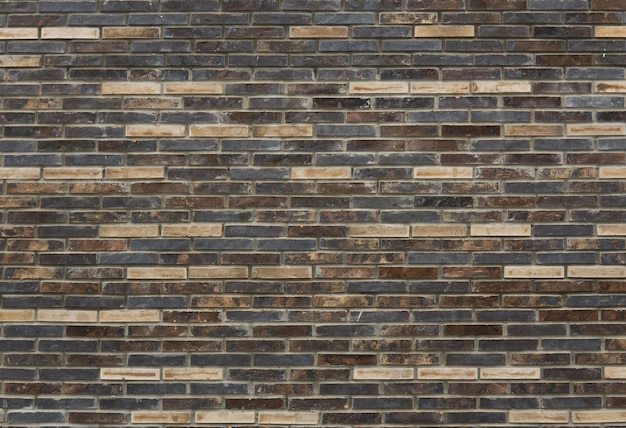 Foto textura de parede de tijolos de fundo urbano