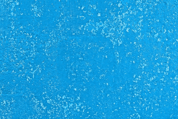 Textura de parede pintada de azul.