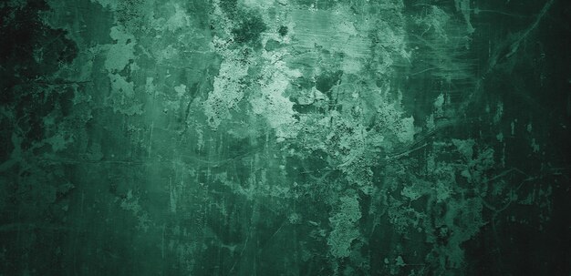 Textura de parede verde Fundo abstrato Textura de cimento escuro para concreto assustador de fundo
