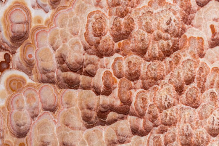 Foto textura de pedra decorativa de ônix marrom fechada