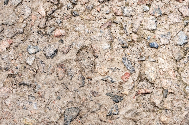 Textura de pedras, areia e cimento como fundo abstrato vintage